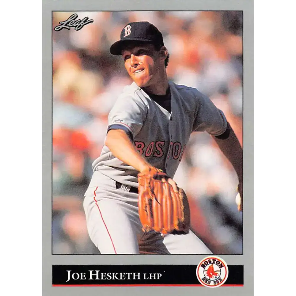 1992 Leaf #22 Joe Hesketh NM-MT Boston Red Sox Baseball Card - Baseball Card Single