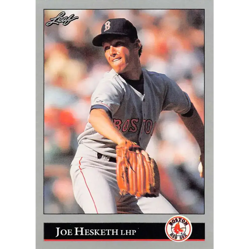 1992 Leaf #22 Joe Hesketh NM-MT Boston Red Sox Baseball Card - Baseball Card Single