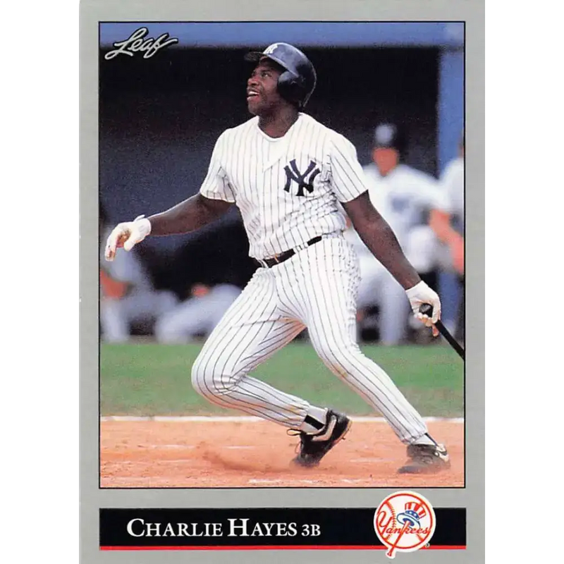 1992 Leaf #220 Charlie Hayes NM-MT New York Yankees Baseball Card - Baseball Card Single