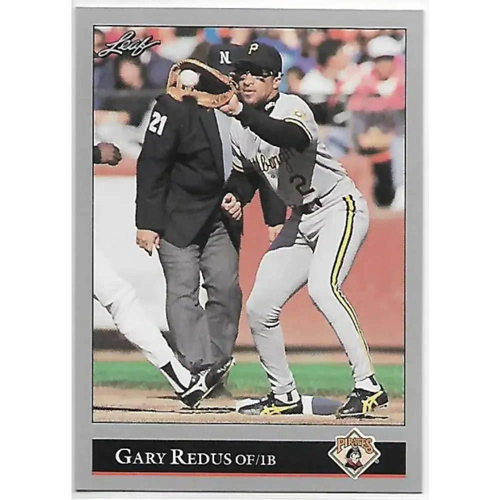1992 Leaf #223 Gary Redus NM-MT Pittsburgh Pirates Baseball Card - Baseball Card Single