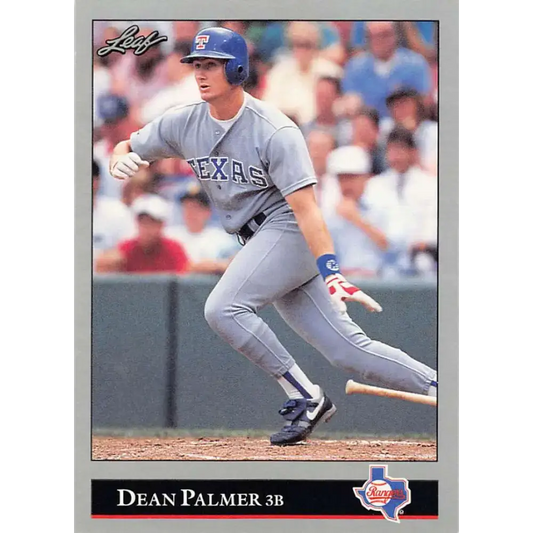 1992 Leaf #225 Dean Palmer NM-MT Texas Rangers Baseball Card - Baseball Card Single