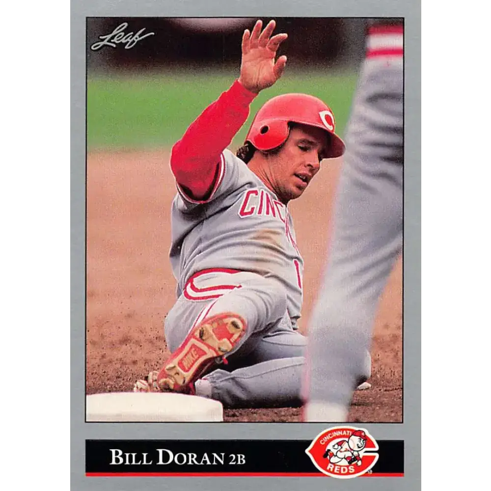 1992 Leaf #231 Bill Doran NM-MT Cincinnati Reds Baseball Card - Baseball Card Single