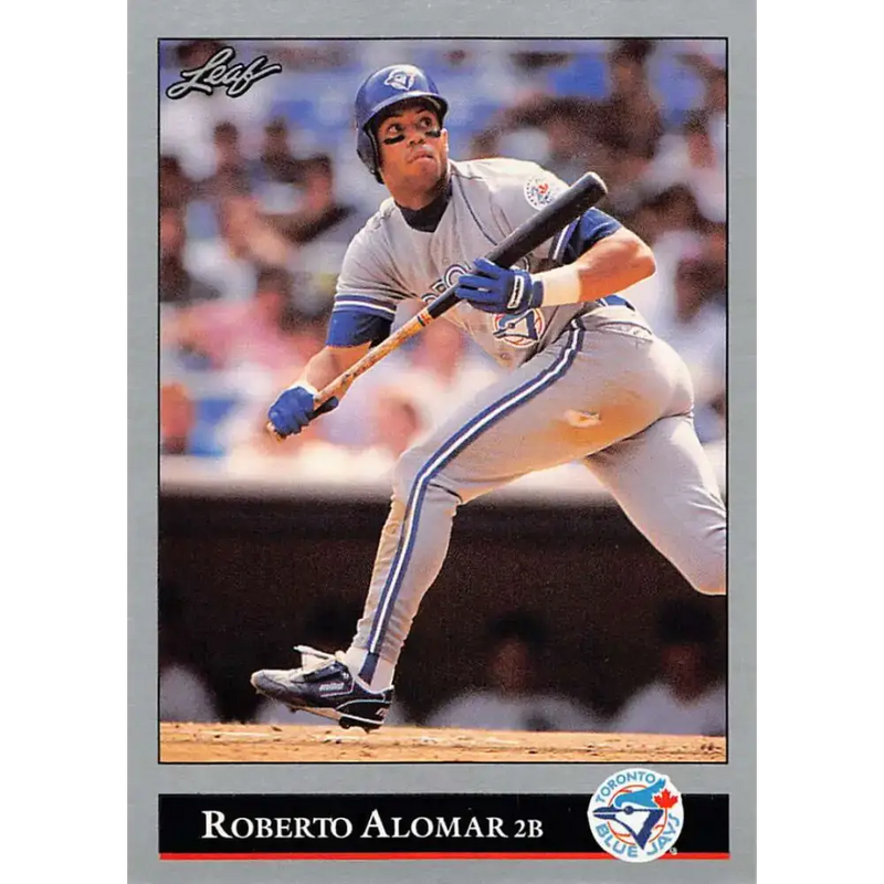 1992 Leaf #233 Roberto Alomar NM-MT Toronto Blue Jays Baseball Card - Baseball Card Single
