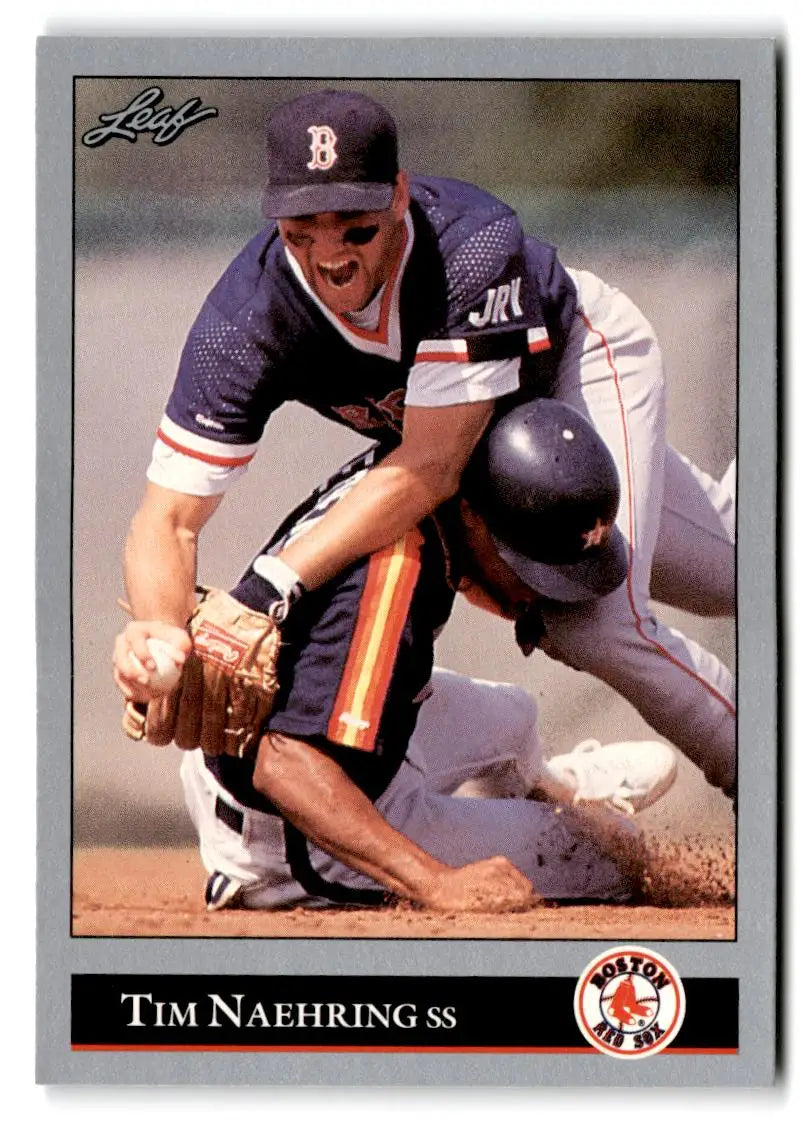 1992 Leaf #235a Tim Naehring - Baseball Card Single
