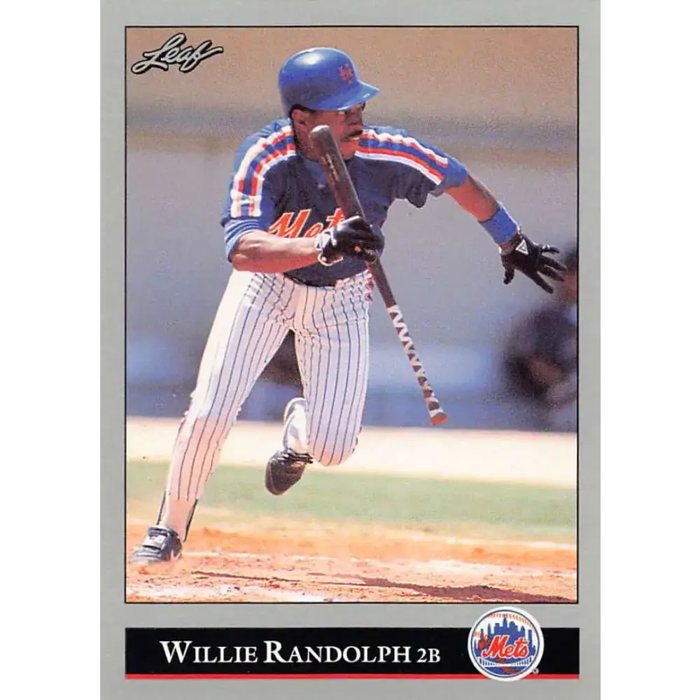 1992 Leaf #240 Willie Randolph NM-MT New York Mets Baseball Card - Baseball Card Single