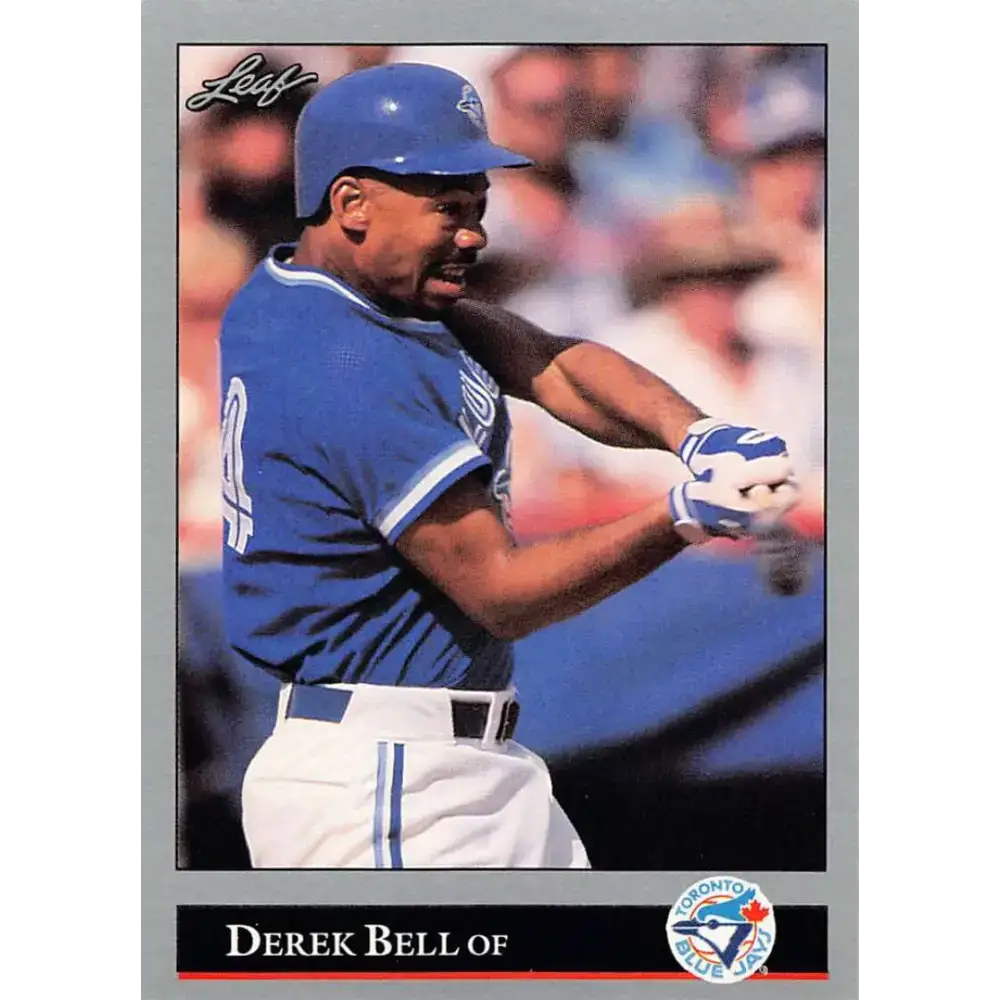 1992 Leaf #243 Derek Bell NM-MT Toronto Blue Jays Baseball Card - Baseball Card Single