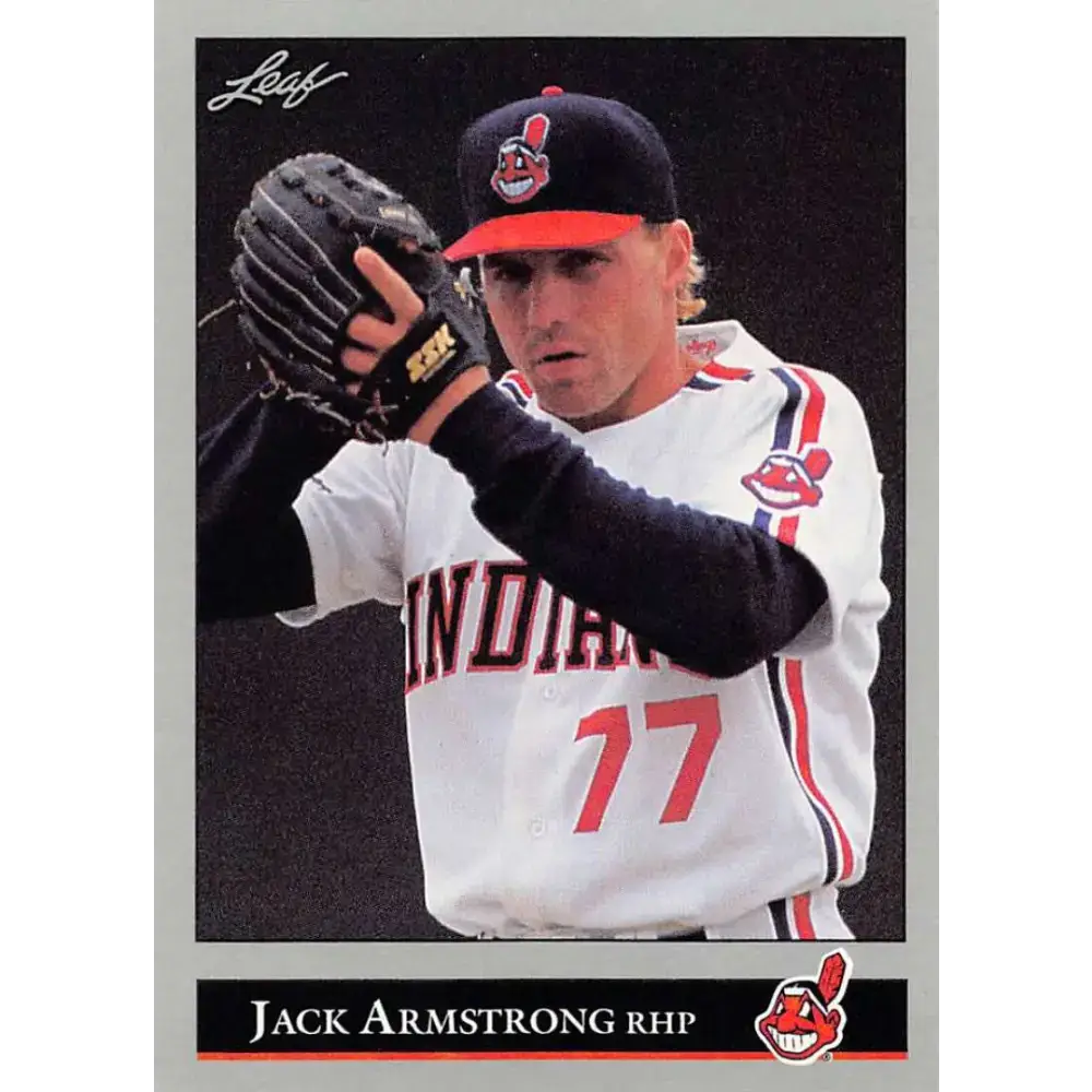 1992 Leaf #247 Jack Armstrong NM-MT Cleveland Indians Baseball Card - Baseball Card Single