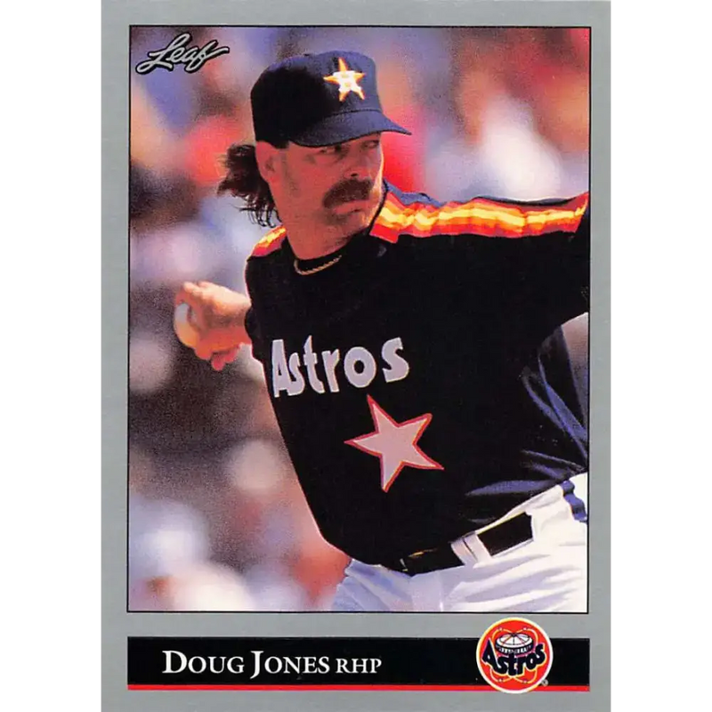 1992 Leaf #253 Doug Jones NM-MT Houston Astros Baseball Card - Baseball Card Single