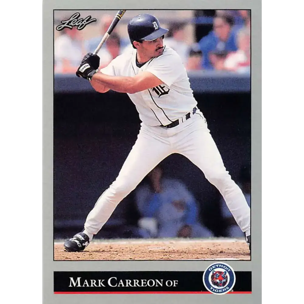 1992 Leaf #259 Mark Carreon NM-MT Detroit Tigers Baseball Card - Baseball Card Single