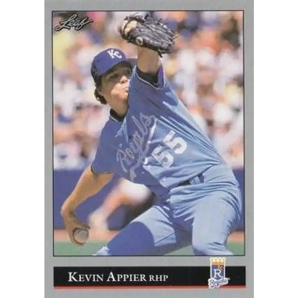 1992 Leaf #31 Kevin Appier NM-MT Kansas City Royals Baseball Card - Baseball Card Single