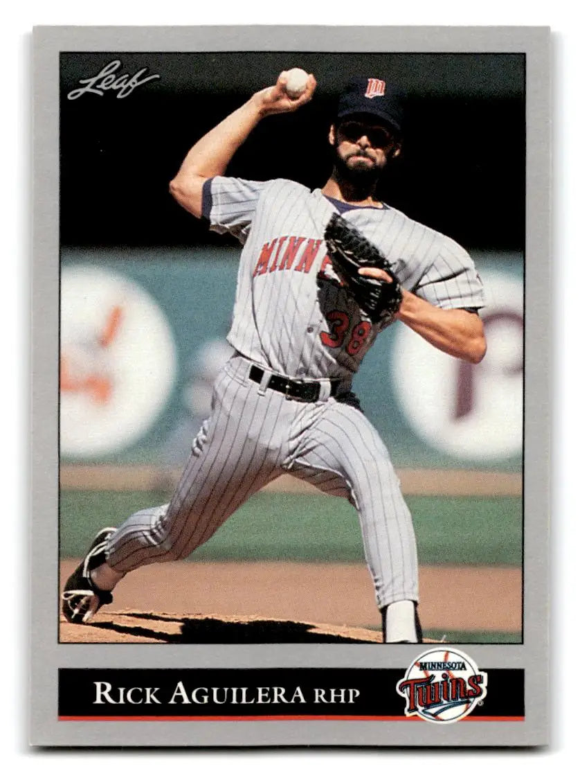 1992 Leaf #34 Rick Aguilera - Baseball Card Single