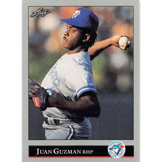 1992 Leaf #35 Juan Guzman NM-MT Toronto Blue Jays Baseball Card - Baseball Card Single