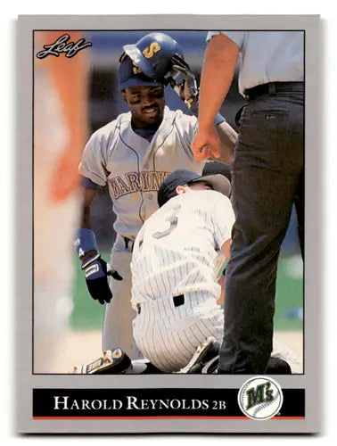 1992 Leaf #38 Harold Reynolds NM Near Mint Mariners ID:60438 - Baseball Card Single