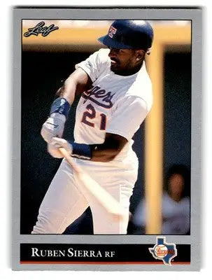 1992 Leaf #383 Ruben Sierra - Baseball Card Single