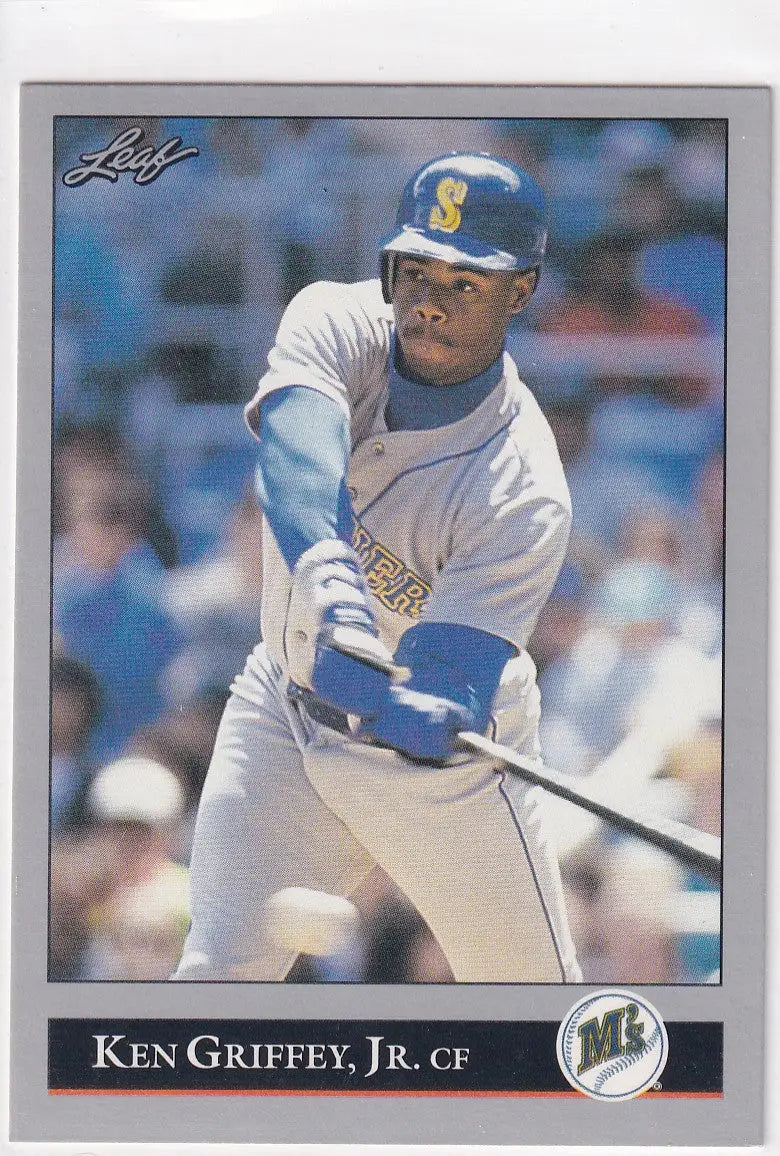 1992 LEAF #392 KEN GRIFFEY JR- SEATTLE MARINERS - Baseball Card Single