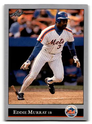 Eddie Murray baseball card with original gloss from 1992 Leaf Simply Sandoval series