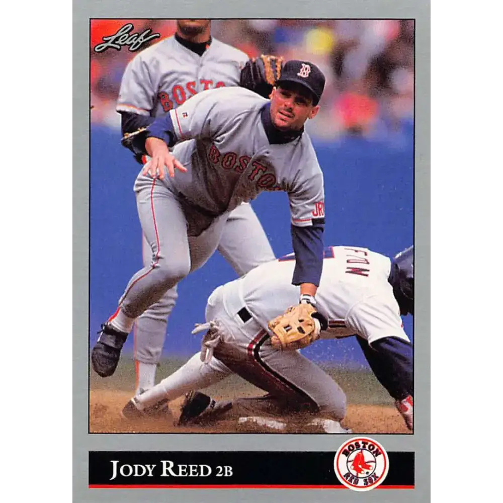1992 Leaf #413 Jody Reed NM-MT Boston Red Sox Baseball Card - Baseball Card Single
