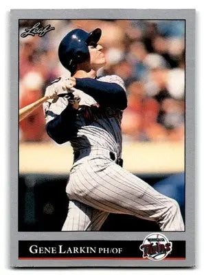 1992 Leaf #415 Gene Larkin - Baseball Card Single