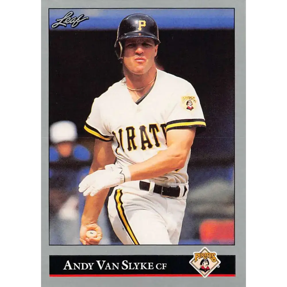 1992 Leaf #43 Andy Van Slyke NM-MT Pittsburgh Pirates Baseball Card - Baseball Card Single