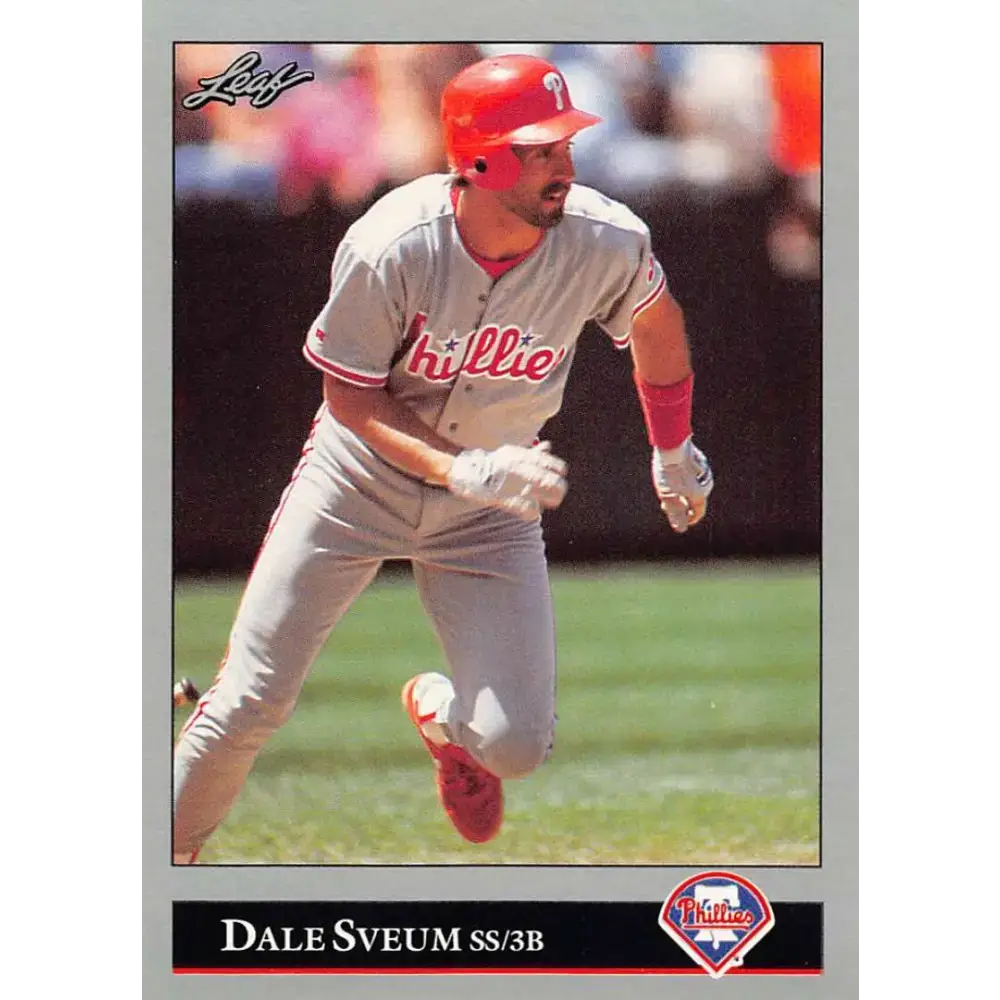 1992 Leaf #473 Dale Sveum NM-MT Philadelphia Phillies Baseball Card - Baseball Card Single