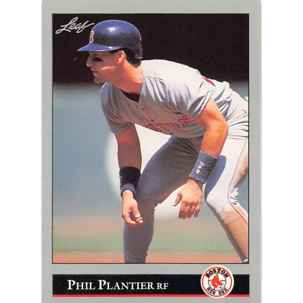 1992 Leaf #50 Phil Plantier NM-MT Boston Red Sox Baseball Card - Baseball Card Single