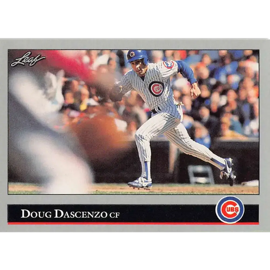 1992 Leaf #51 Doug Dascenzo NM-MT Chicago Cubs Baseball Card - Baseball Card Single