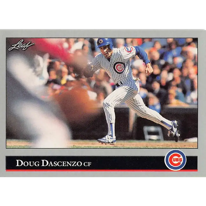 1992 Leaf #51 Doug Dascenzo NM-MT Chicago Cubs Baseball Card - Baseball Card Single