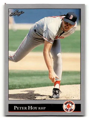 1992 Leaf #515 Peter Hoy NM Near Mint RC Rookie Red Sox ID:60440 - Baseball Card Single