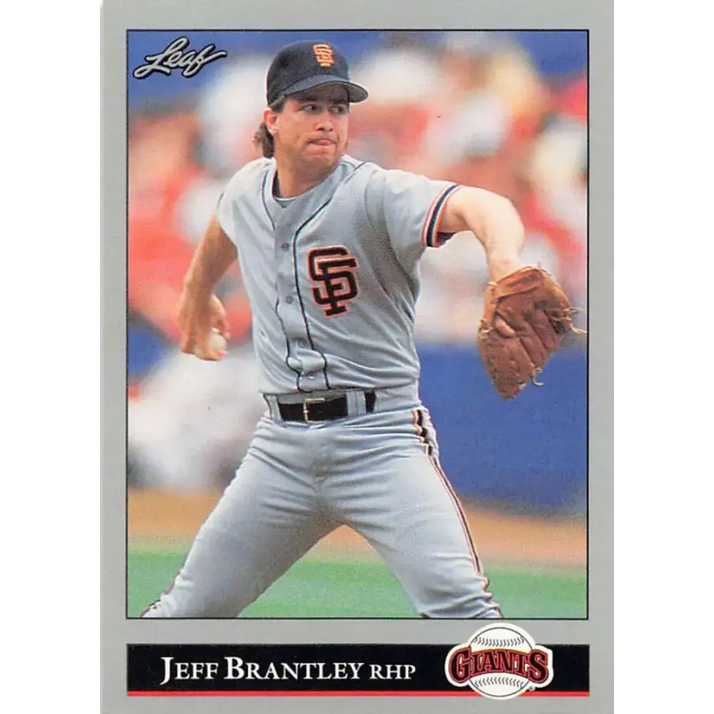 1992 Leaf #56 Jeff Brantley NM-MT San Francisco Giants Baseball Card - Baseball Card Single