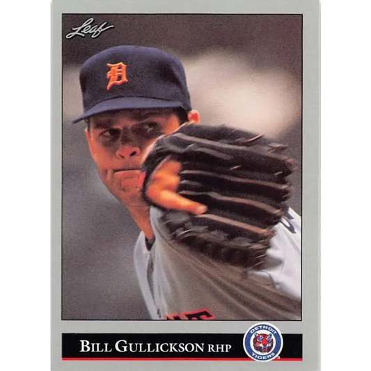 1992 Leaf #61 Bill Gullickson NM-MT Detroit Tigers Baseball Card - Baseball Card Single