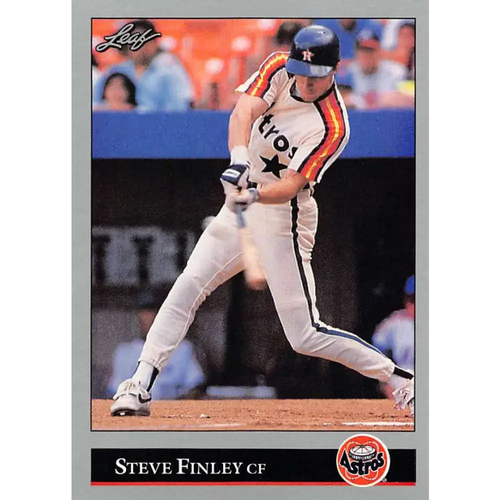1992 Leaf #66 Steve Finley NM-MT Houston Astros Baseball Card - Baseball Card Single