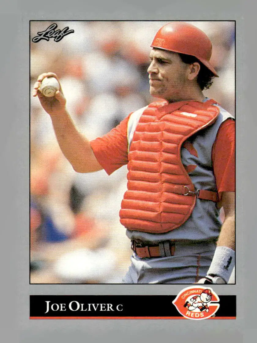 1992 Leaf #7 Joe Oliver Black Gold - Baseball Card Single