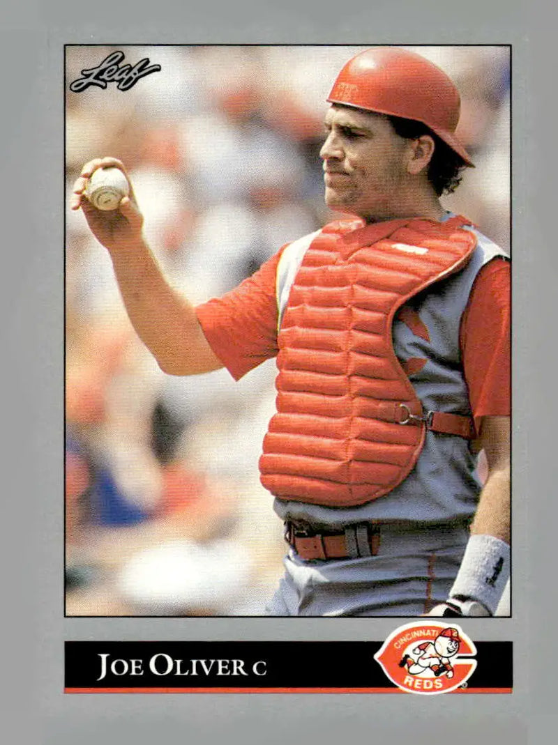 1992 Leaf #7 Joe Oliver Black Gold - Baseball Card Single
