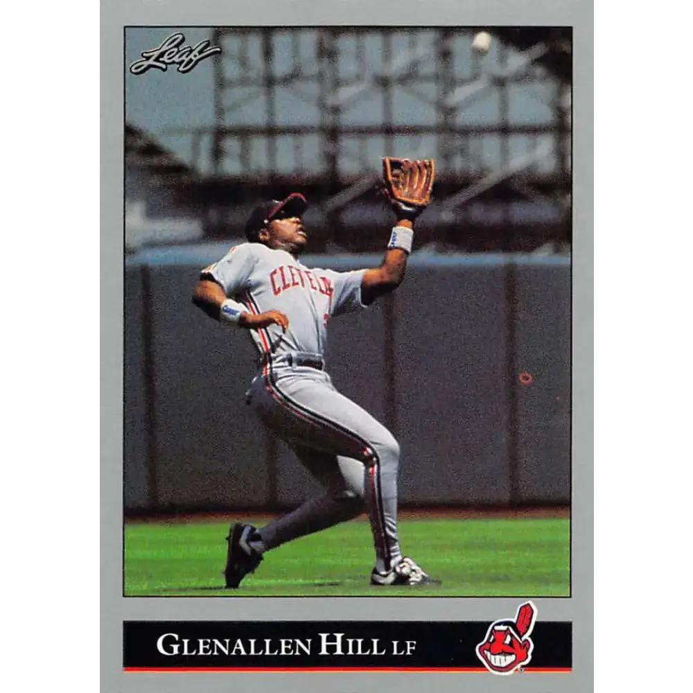 1992 Leaf #70 Glenallen Hill NM-MT Cleveland Indians Baseball Card - Baseball Card Single