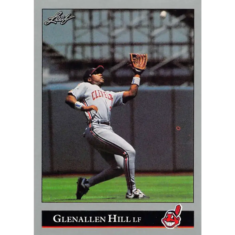 1992 Leaf #70 Glenallen Hill NM-MT Cleveland Indians Baseball Card - Baseball Card Single
