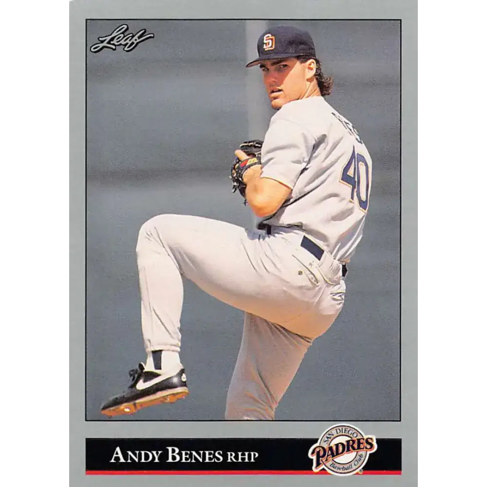 1992 Leaf #74 Andy Benes NM-MT San Diego Padres Baseball Card - Baseball Card Single