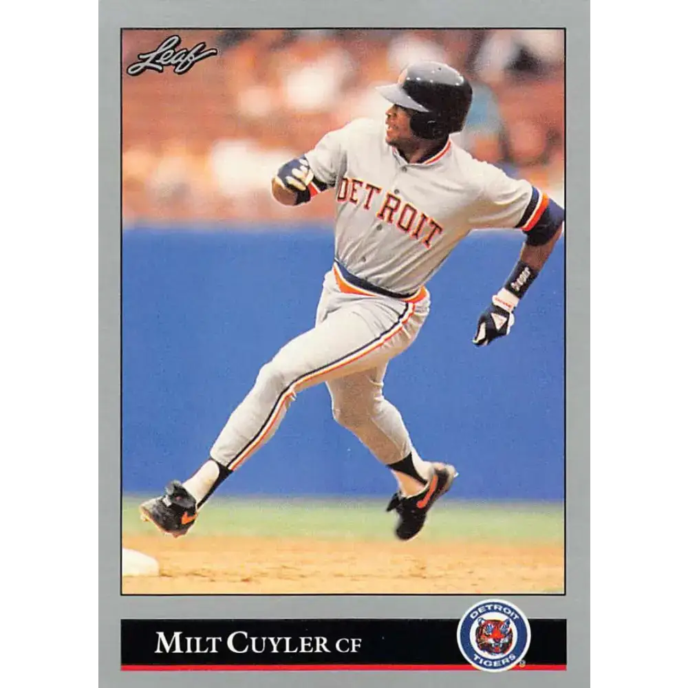 1992 Leaf #75 Milt Cuyler NM-MT Detroit Tigers Baseball Card - Baseball Card Single