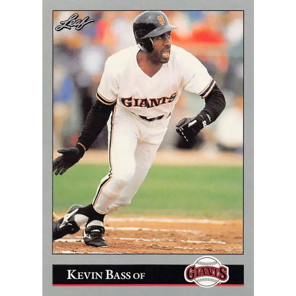 1992 Leaf #76 Kevin Bass NM-MT San Francisco Giants Baseball Card - Baseball Card Single