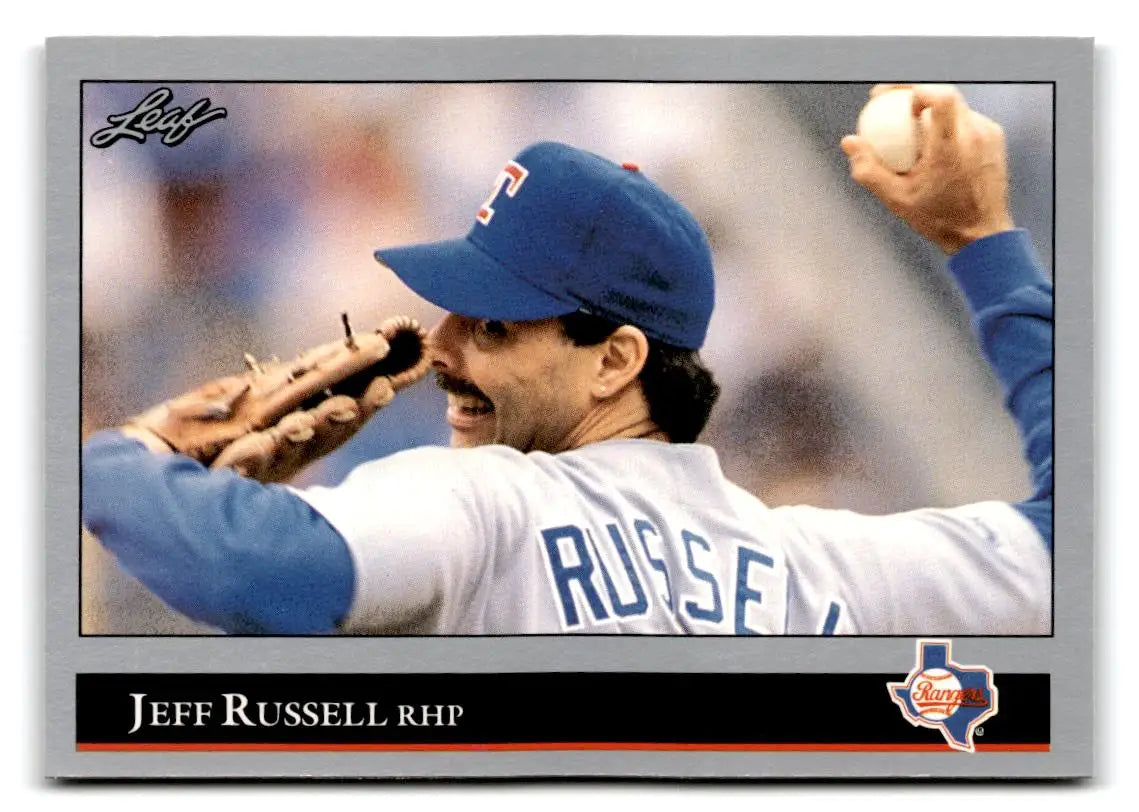 1992 Leaf #90a Jeff Russell - Baseball Card Single