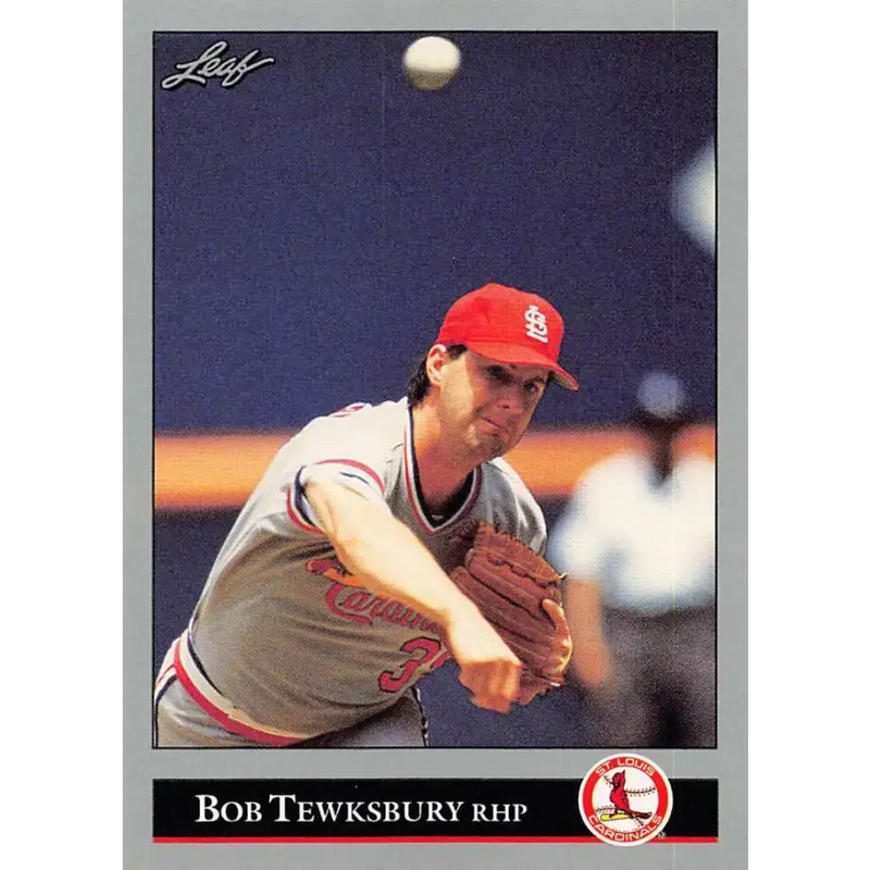 1992 Leaf #95 Bob Tewksbury NM-MT St. Louis Cardinals Baseball Card - Baseball Card Single