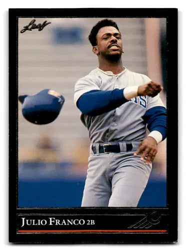 1992 Leaf Black Gold #119 Julio Franco NM Near Mint Rangers ID:82916 - Baseball Card Single