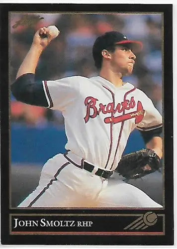 1992 Leaf Black Gold #191 John Smoltz NM-MT Braves - Baseball Card Single
