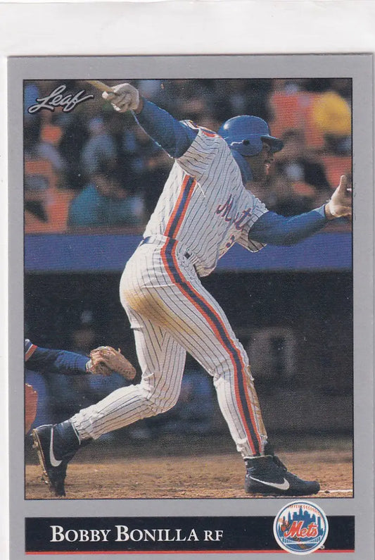 1992 LEAF SERIES 2 #308 BOBBY BONILLA- NEW YORK METS - Baseball Card Single