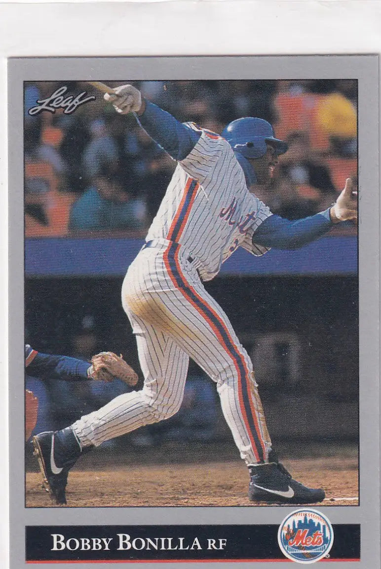 1992 LEAF SERIES 2 #308 BOBBY BONILLA- NEW YORK METS - Baseball Card Single