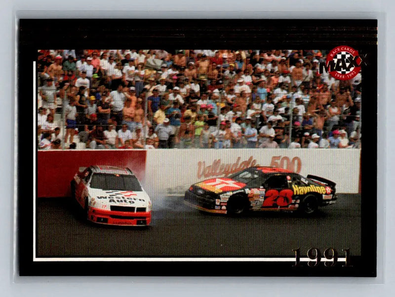 1992 Maxx (Black) #190 Davey Allison / Darrell Waltrip Cars - Racing Card Single