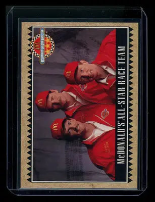 1992 Maxx McDonald’s All-Star Race Team #1 Auto Racing - Racing Card Single