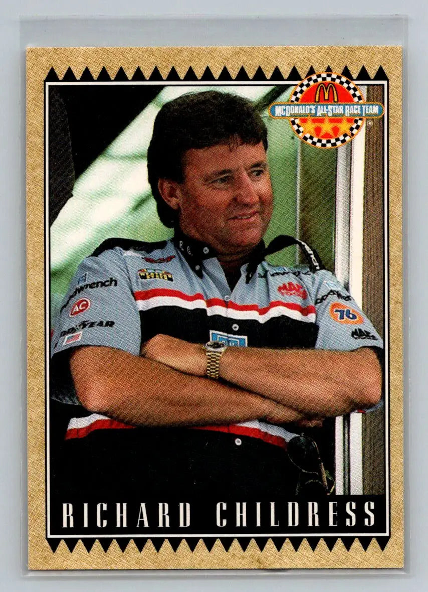 1992 Maxx McDonald’s All-Star Race Team #5 Richard Childress - Racing Card Single