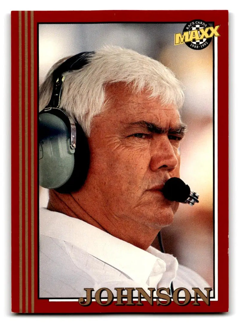 1992 Maxx (Red) #109 Junior Johnson - Racing Card Single