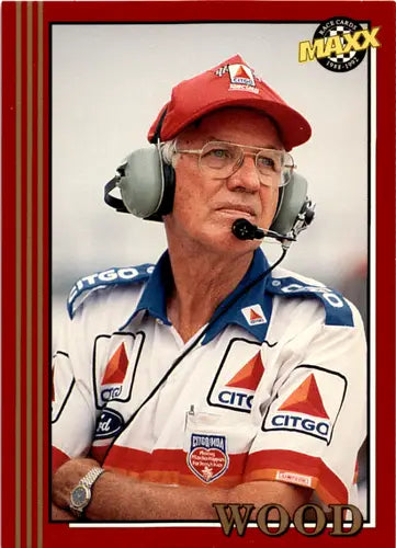 Race car driver trading card 1992 Maxx Red Glen Wood with original gloss NM-MT ID:45844