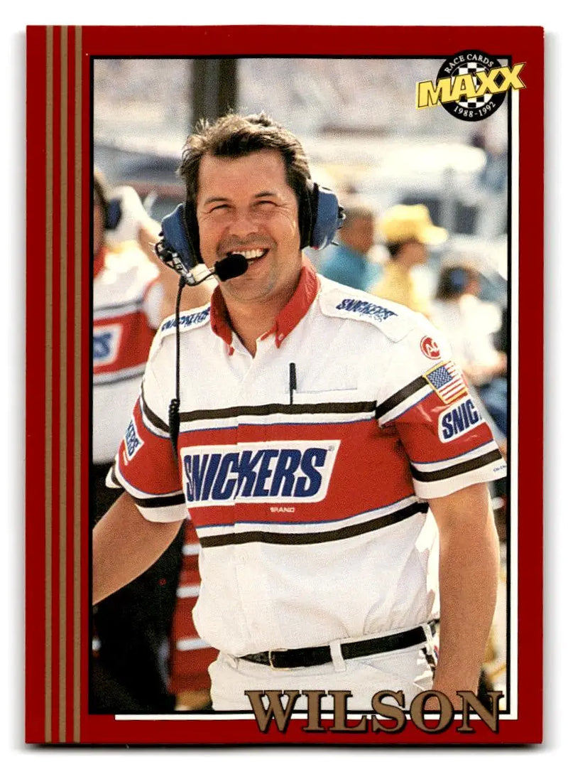 1992 Maxx (Red) #144 Ken Wilson - Racing Card Single